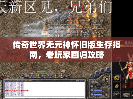 传奇世界无元神怀旧版生存指南，老玩家回归攻略