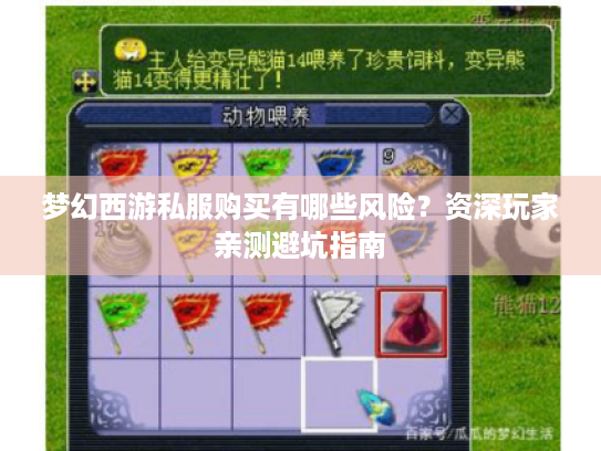 梦幻西游私服购买有哪些风险?资深玩家亲测避坑指南 梦幻西游私服购买有哪些风险?资深玩家亲测避坑指南