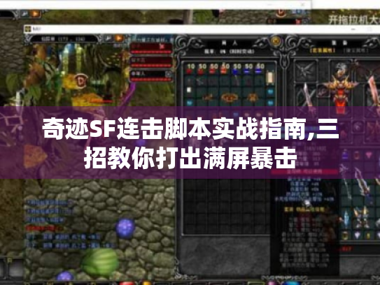 奇迹SF连击脚本实战指南,三招教你打出满屏暴击