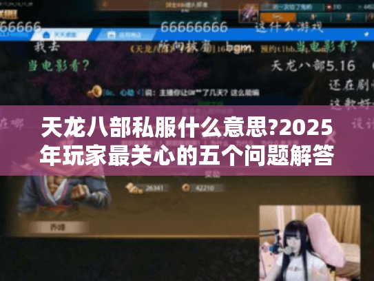 天龙八部私服什么意思?2025年玩家最关心的五个问题解答
