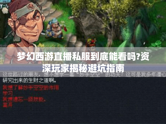 梦幻西游直播私服到底能看吗?资深玩家揭秘避坑指南 梦幻西游直播私服到底能看吗?资深玩家揭秘避坑指南