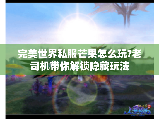 完美世界私服芒果怎么玩?老司机带你解锁隐藏玩法 完美世界私服芒果怎么玩?老司机带你解锁隐藏玩法