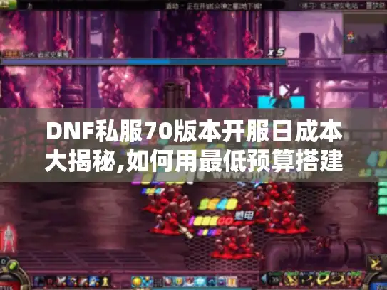 DNF私服70版本开服日成本大揭秘,如何用最低预算搭建稳定服务器