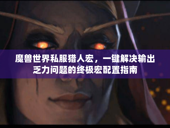 魔兽世界私服猎人宏，一键解决输出乏力问题的终极宏配置指南