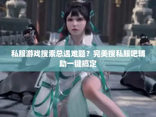 私服游戏搜索总遇难题？完美搜私服吧辅助一键搞定