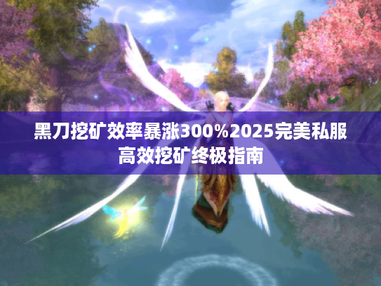 黑刀挖矿效率暴涨300%2025完美私服高效挖矿终极指南
