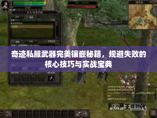 奇迹私服武器完美镶嵌秘籍，规避失败的核心技巧与实战宝典