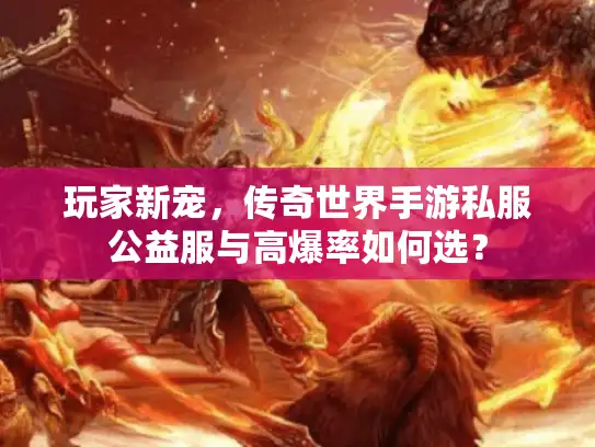 玩家新宠，传奇世界手游私服公益服与高爆率如何选？