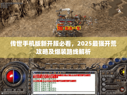 传世手机版新开服必看，2025最强开荒攻略及爆装路线解析