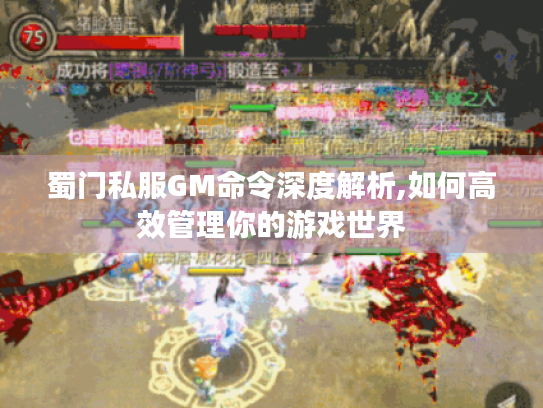 蜀门私服GM命令深度解析,如何高效管理你的游戏世界 蜀门私服GM命令深度解析,如何高效管理你的游戏世界