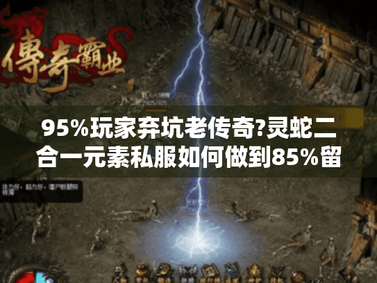 95%玩家弃坑老传奇?灵蛇二合一元素私服如何做到85%留存率? 95%玩家弃坑老传奇?灵蛇二合一元素私服如何做到85%留存率?