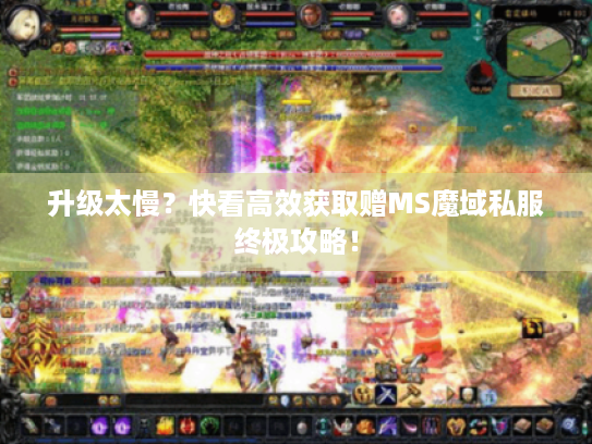 升级太慢?快看高效获取赠MS魔域私服终极攻略! 升级太慢?快看高效获取赠MS魔域私服终极攻略!