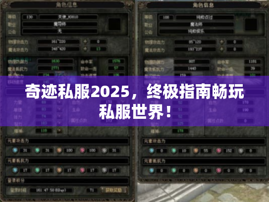 奇迹私服2025,终极指南畅玩私服世界! 奇迹私服2025,终极指南畅玩私服世界!