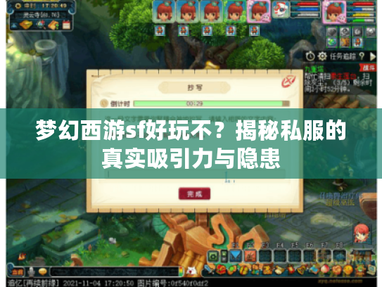 梦幻西游sf好玩不?揭秘私服的真实吸引力与隐患 梦幻西游sf好玩不?揭秘私服的真实吸引力与隐患