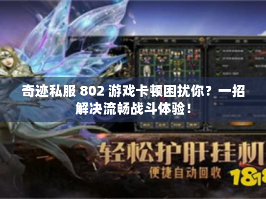 奇迹私服 802 游戏卡顿困扰你?一招解决流畅战斗体验! 奇迹私服 802 游戏卡顿困扰你?一招解决流畅战斗体验!