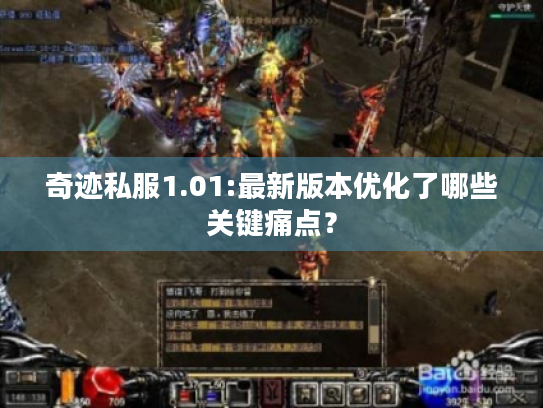 奇迹私服1.01:最新版本优化了哪些关键痛点? 奇迹私服1.01:最新版本优化了哪些关键痛点?