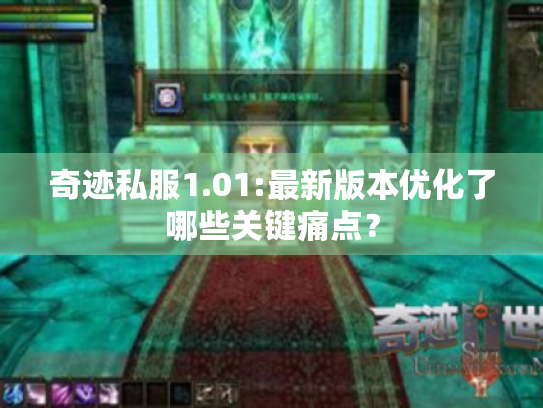 奇迹私服1.01:最新版本优化了哪些关键痛点? 奇迹私服1.01:最新版本优化了哪些关键痛点?