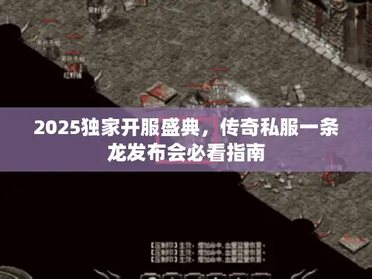 2025独家开服盛典，传奇私服一条龙发布会必看指南