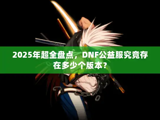 2025年超全盘点，DNF公益服究竟存在多少个版本？