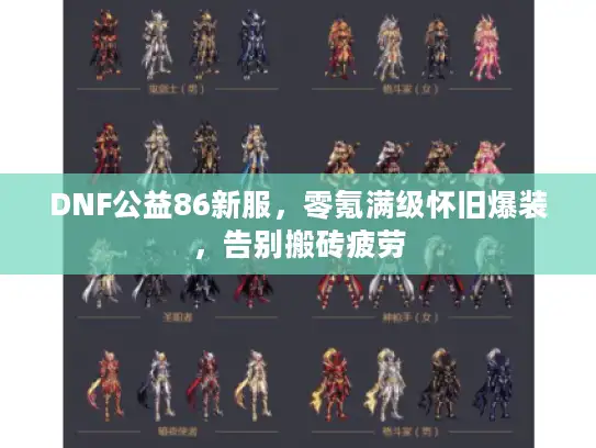 DNF公益86新服,零氪满级怀旧爆装,告别搬砖疲劳 DNF公益86新服,零氪满级怀旧爆装,告别搬砖疲劳