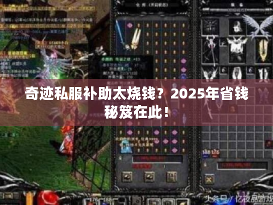 奇迹私服补助太烧钱？2025年省钱秘笈在此！