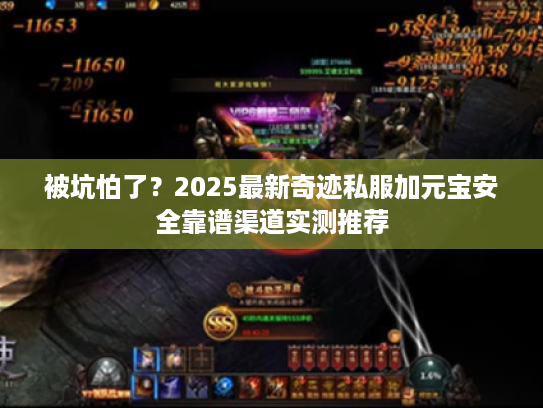 被坑怕了?2025最新奇迹私服加元宝安全靠谱渠道实测推荐 被坑怕了?2025最新奇迹私服加元宝安全靠谱渠道实测推荐