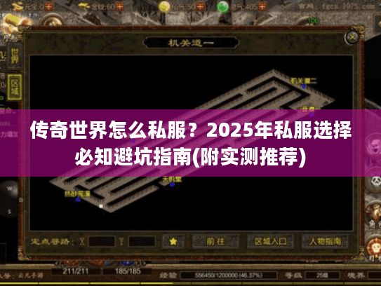 传奇世界怎么私服？2025年私服选择必知避坑指南(附实测推荐)