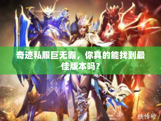 奇迹私服巨无霸，你真的能找到最佳版本吗？