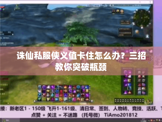 诛仙私服侠义值卡住怎么办？三招教你突破瓶颈