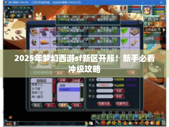2025年梦幻西游sf新区开服!新手必看冲级攻略 2025年梦幻西游sf新区开服!新手必看冲级攻略