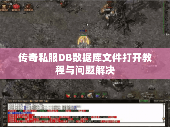 传奇私服DB数据库文件打开教程与问题解决