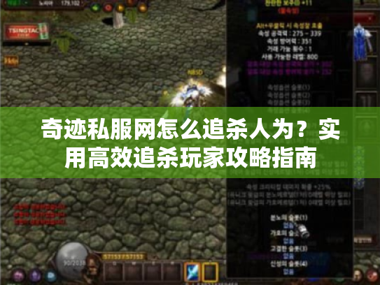 奇迹私服网怎么追杀人为?实用高效追杀玩家攻略指南 奇迹私服网怎么追杀人为?实用高效追杀玩家攻略指南