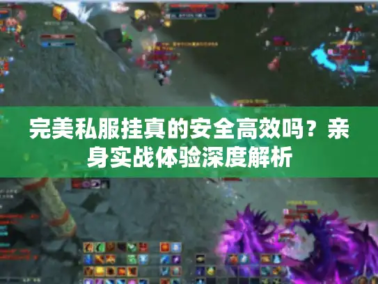 完美私服挂真的安全高效吗？亲身实战体验深度解析