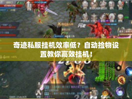 奇迹私服挂机效率低?自动捡物设置教你高效挂机! 奇迹私服挂机效率低?自动捡物设置教你高效挂机!
