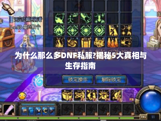为什么那么多DNF私服?揭秘5大真相与生存指南 为什么那么多DNF私服?揭秘5大真相与生存指南