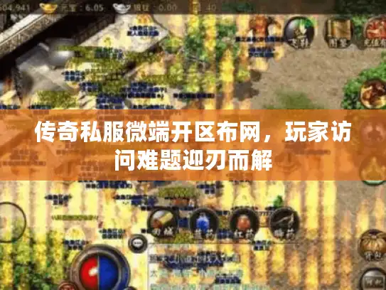 传奇私服微端开区布网,玩家访问难题迎刃而解 传奇私服微端开区布网,玩家访问难题迎刃而解