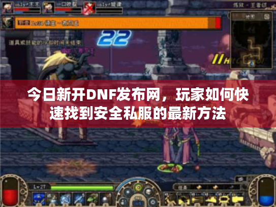 今日新开DNF发布网，玩家如何快速找到安全私服的最新方法