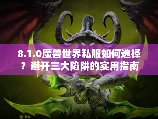 8.1.0魔兽世界私服如何选择？避开三大陷阱的实用指南
