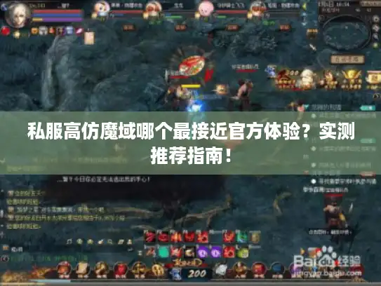 私服高仿魔域哪个最接近官方体验?实测推荐指南! 私服高仿魔域哪个最接近官方体验?实测推荐指南!