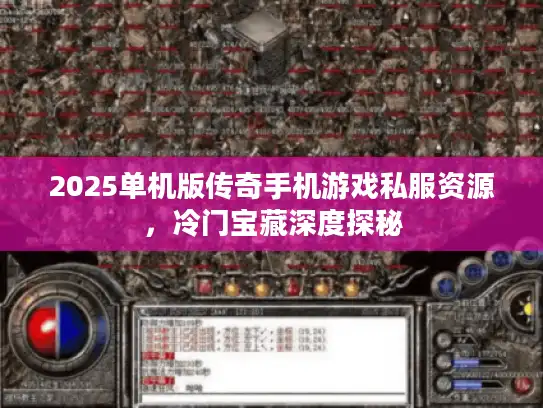 2025单机版传奇手机游戏私服资源，冷门宝藏深度探秘