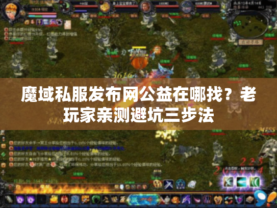 魔域私服发布网公益在哪找？老玩家亲测避坑三步法