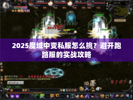 2025魔域中变私服怎么挑？避开跑路服的实战攻略