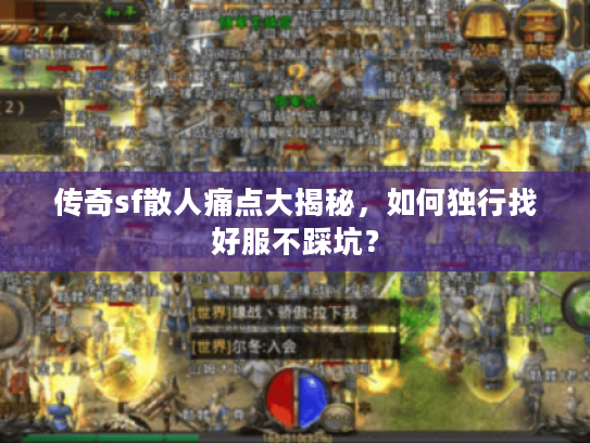 传奇sf散人痛点大揭秘，如何独行找好服不踩坑？