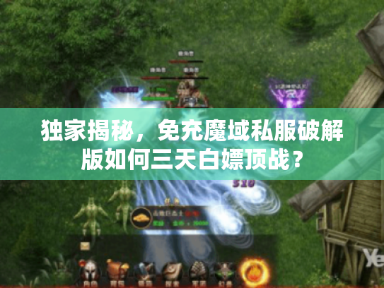 独家揭秘,免充魔域私服破解版如何三天白嫖顶战? 独家揭秘,免充魔域私服破解版如何三天白嫖顶战?