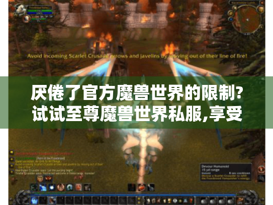 厌倦了官方魔兽世界的限制?试试至尊魔兽世界私服,享受高度自定义游戏.