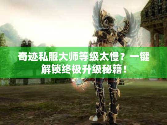 奇迹私服大师等级太慢?一键解锁终极升级秘籍! 奇迹私服大师等级太慢?一键解锁终极升级秘籍!