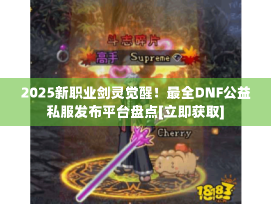 2025新职业剑灵觉醒！最全DNF公益私服发布平台盘点[立即获取]