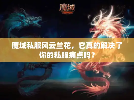 魔域私服风云兰花，它真的解决了你的私服痛点吗？