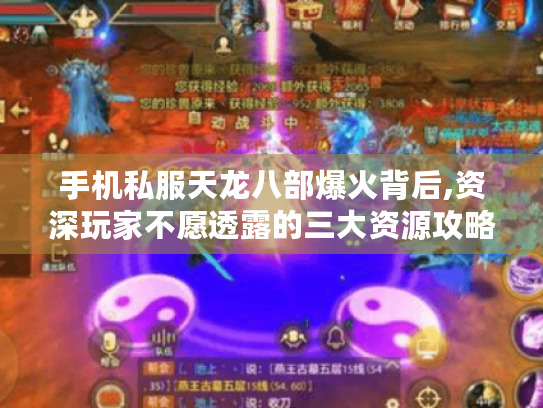 手机私服天龙八部爆火背后,资深玩家不愿透露的三大资源攻略 手机私服天龙八部爆火背后,资深玩家不愿透露的三大资源攻略