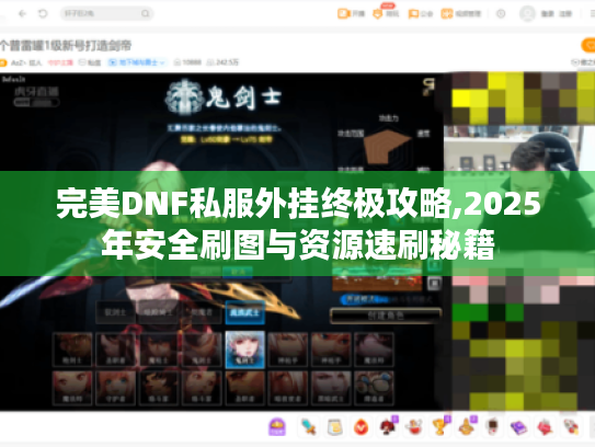 完美DNF私服外挂终极攻略,2025年安全刷图与资源速刷秘籍 完美DNF私服外挂终极攻略,2025年安全刷图与资源速刷秘籍